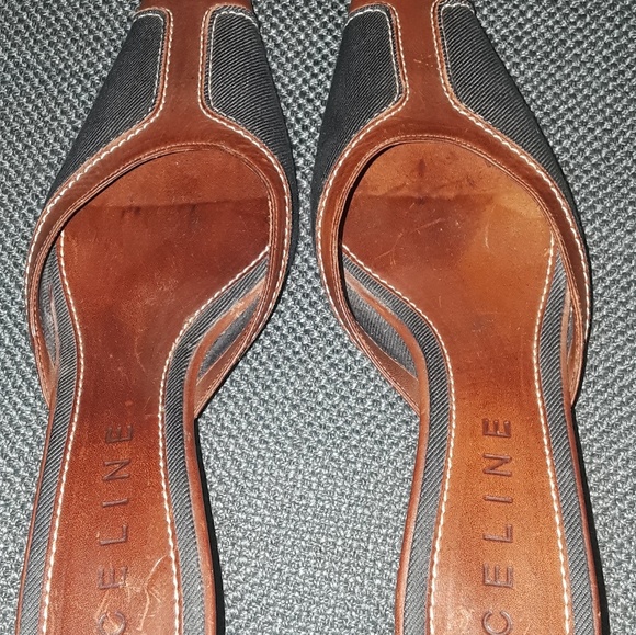 Celine Denim leather mules - Picture 3 of 4